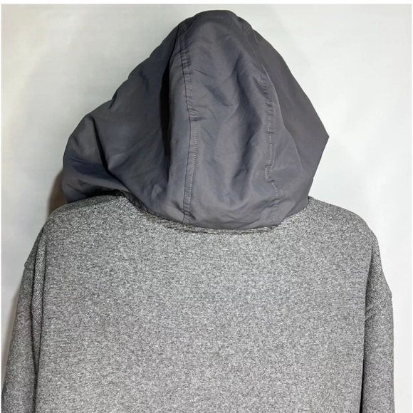 Under Armour Coldgear Loose Hooded Full Zip Jacket Size 2XL Grey LKNW Cond. - Picture 9 of 11